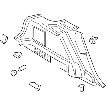 Lincoln FA1Z-5831013-AP Trim Assembly - Quarter