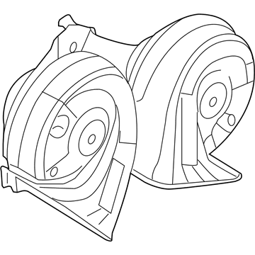 Ford DA5Z-13832-B Horn Assembly