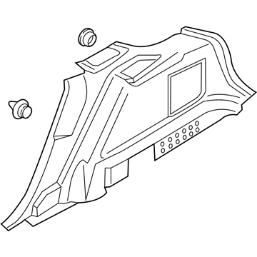Lincoln HA1Z-5831012-AB Trim Assembly - Quarter