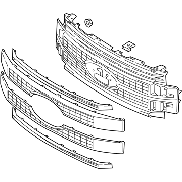 Ford HC3Z-8200-EB Grille - Center