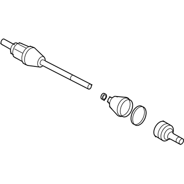 Ford 5M6Z-3A427-AB Shaft - Front Axle