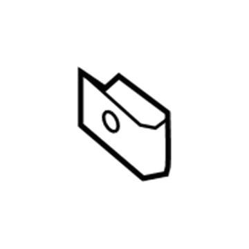 -N806851-S100 Ford Fender Liner Nut Illustration 1 of 1