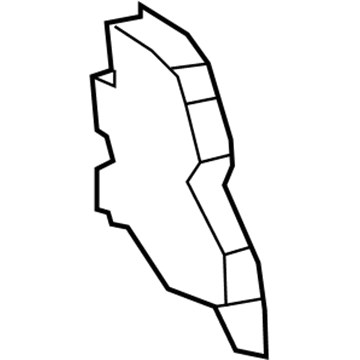 9L3Z-16071-A Ford Front Insulator Illustration 1 of 1