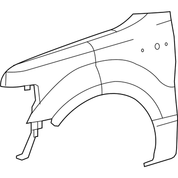 Ford BL3Z-16006-A Fender, Front Driver Side BL3Z-16006-A Ford Fender, Front Driver Side Illustration 1 of 1