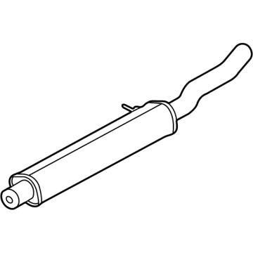 Lincoln LX6Z-5230-PG Muffler Assembly - Centre And Rear