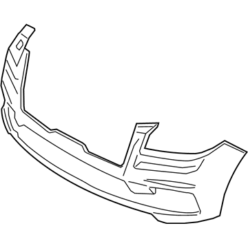 Lincoln Navigator Bumper Cover - JL7Z-17D957-DPTM