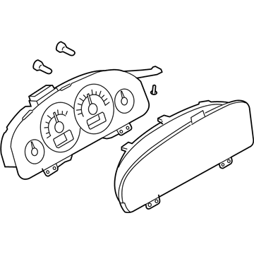 Mercury 5M6Z-10849-AB Instrument Cluster
