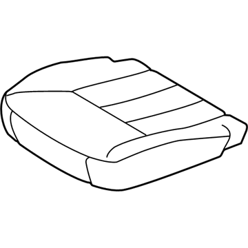Ford BE5Z-5462900-EA Seat Cover, Front Passenger Side BE5Z-5462900-EA Ford Seat Cover, Front Passenger Side Illustration 1 of 1