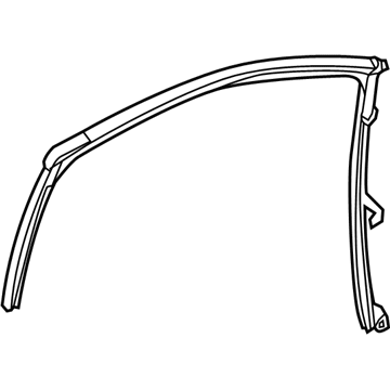 Lincoln AE9Z-7421596-A Run - Door Glass