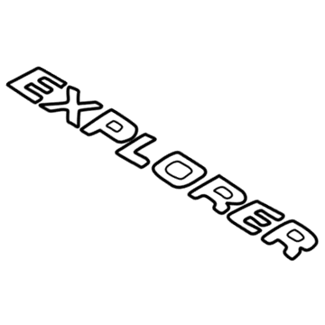 Ford 4L2Z-7842528-BA Name Plate