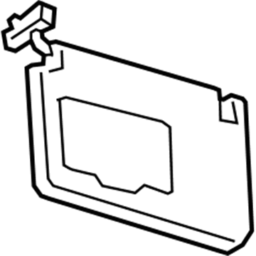 Lincoln JL7Z-7804104-BB Visor Assembly - Sun