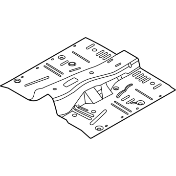 Ford MB3Z-5811135-A Pan Assembly - Floor Front