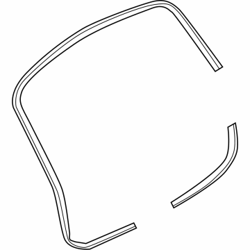Lincoln R2TZ-58404A06-B Surround Weatherstrip