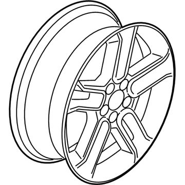 Ford DA8Z-1007-F Wheel Assembly