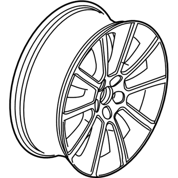 Ford BA8Z-1007-E Wheel Assembly