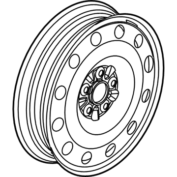 Ford AE9Z-1007-E Wheel Assembly