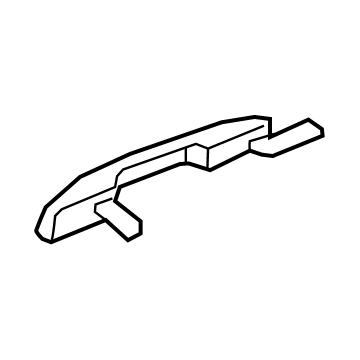 Ford Expedition Exterior Door Handle - JL1Z-7826605-BCPTM