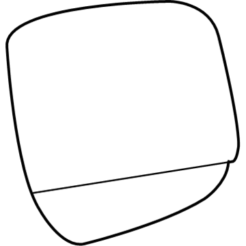 Ford 7C2Z-17K707-A Glass Assembly - Rear View Outer Mirror