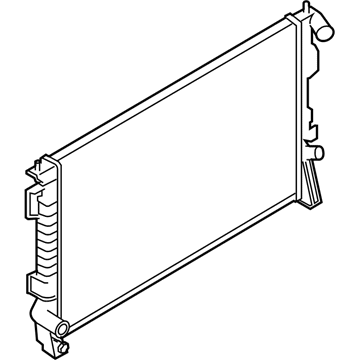 Ford 7T4Z-8005-A Radiator Assembly