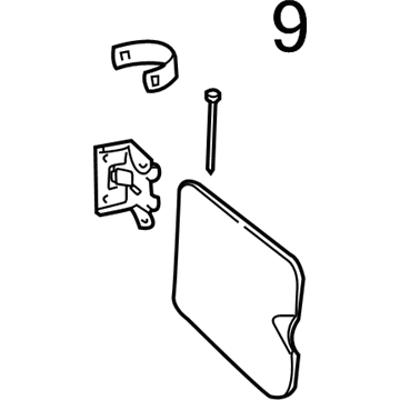 Ford F37Z-99405A26-A Door - Fuel Tank Filler Access