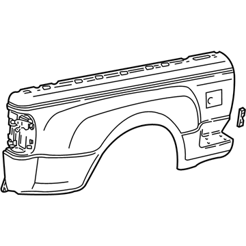 Ford F87Z-8327840-AA Panel - Quarter - Outer