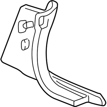 Lincoln XW4Z-5402344-AAA Panel - Cowl Side Trim