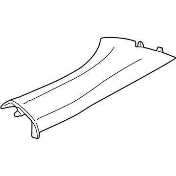 Lincoln 1W4Z-5403598-AAA Moulding - Windshield