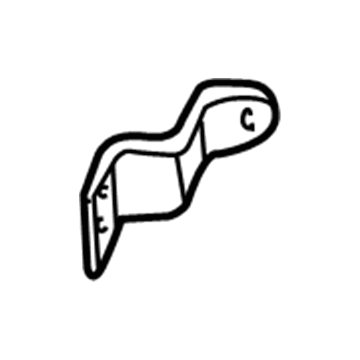 Ford E7TZ-1329954-A Hinge - Glass