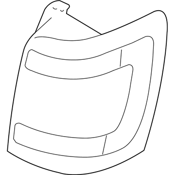 Mercury 8E6Z-13405-A Lamp Assembly - Rear