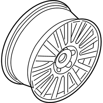 Ford 7T5Z-1007-A Wheel Assembly