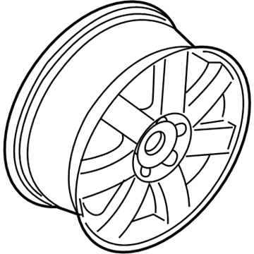 Ford 7F9Z-1007-A Wheel Assembly