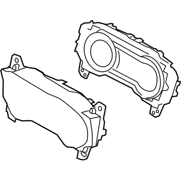 Lincoln EJ7Z-10849-CA Instrument Cluster