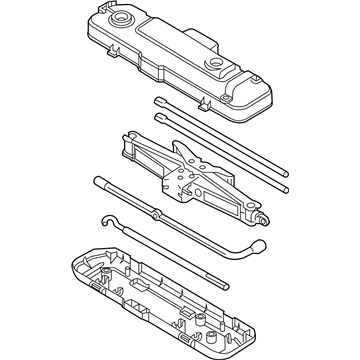 EL3Z-17080-A Ford Jack Assembly Illustration 1 of 1