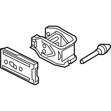 BL3Z-17080-A Ford Jack Carrier Illustration 1 of 1