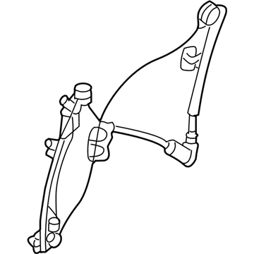 Lincoln 8E5Z-5423200-A Regulator - Window - Less Motor
