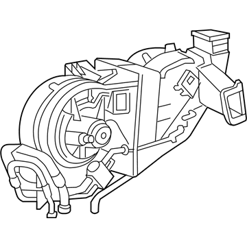 Lincoln 6L1Z-18D283-BA Evaporator Assembly