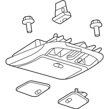 Lincoln 9H6Z-54519A70-AE Console Assembly - Overhead