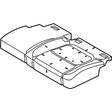 Ford DB5Z-7863841-A Pad - Rear Seat Cushion