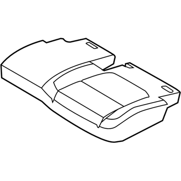Ford DB5Z-7863805-AA Cover Assembly - Rear Seat Cushion