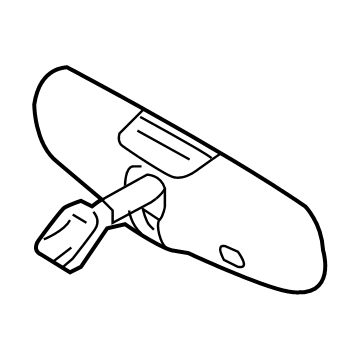 Ford BU5Z-17700-D Mirror Assembly - Rear View - Inner