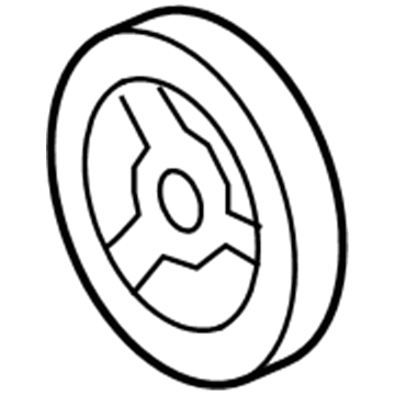 Ford 1W7Z-6312-AA Pulley - Crankshaft