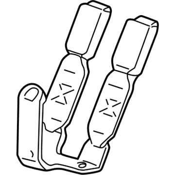 Ford YF1Z-74600A38-AAA Buckle Assembly - Seat Belt