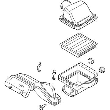 Ford JL3Z-9600-B Cleaner Assembly - Air