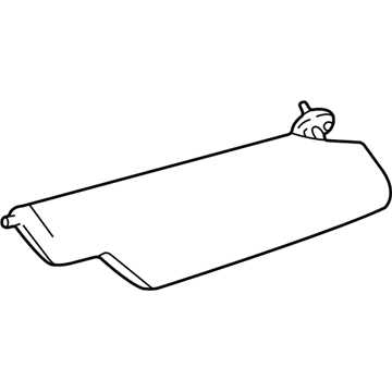 Lincoln YL1Z-7804104-AAC Sun Visor Assembly