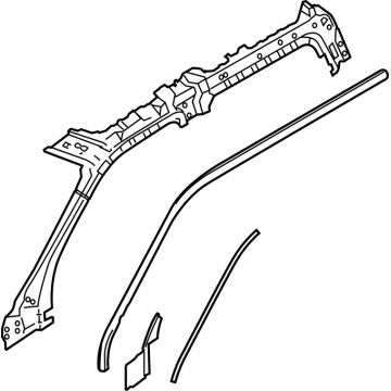 Ford ML3Z-1651186-A Rail Assembly - Body Side - Upper
