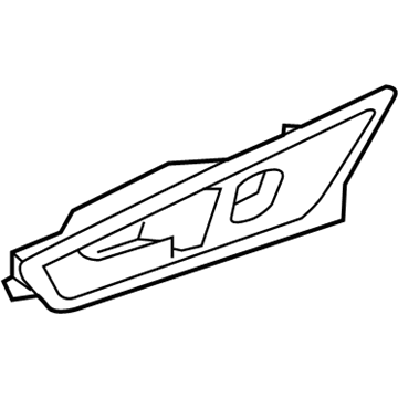 Ford Edge Interior Door Handle - FT4Z-5822601-BG