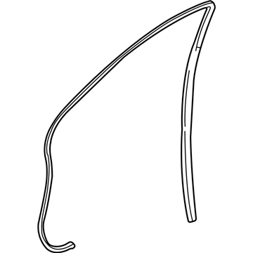 Lincoln XW4Z-5420708-AAB Weatherstrip Assembly - Door