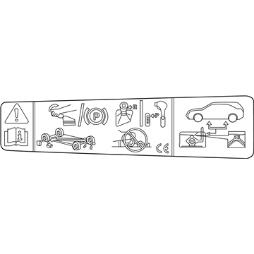 Ford CV6Z-17A083-A Label CV6Z-17A083-A Ford Label Illustration 1 of 1