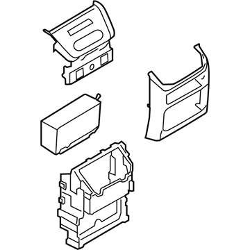 Lincoln JL7Z-78045E24-AF Panel Assembly - Console