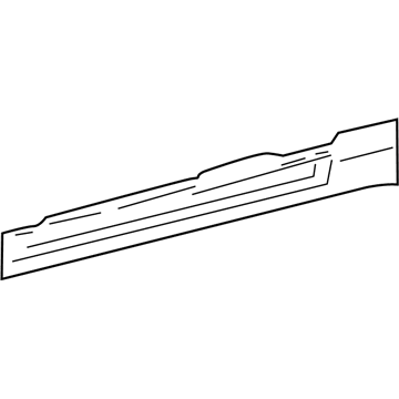 Ford YF1Z-5410111-AA Inner Sill, Driver Side YF1Z-5410111-AA Ford Inner Sill, Driver Side Illustration 1 of 1